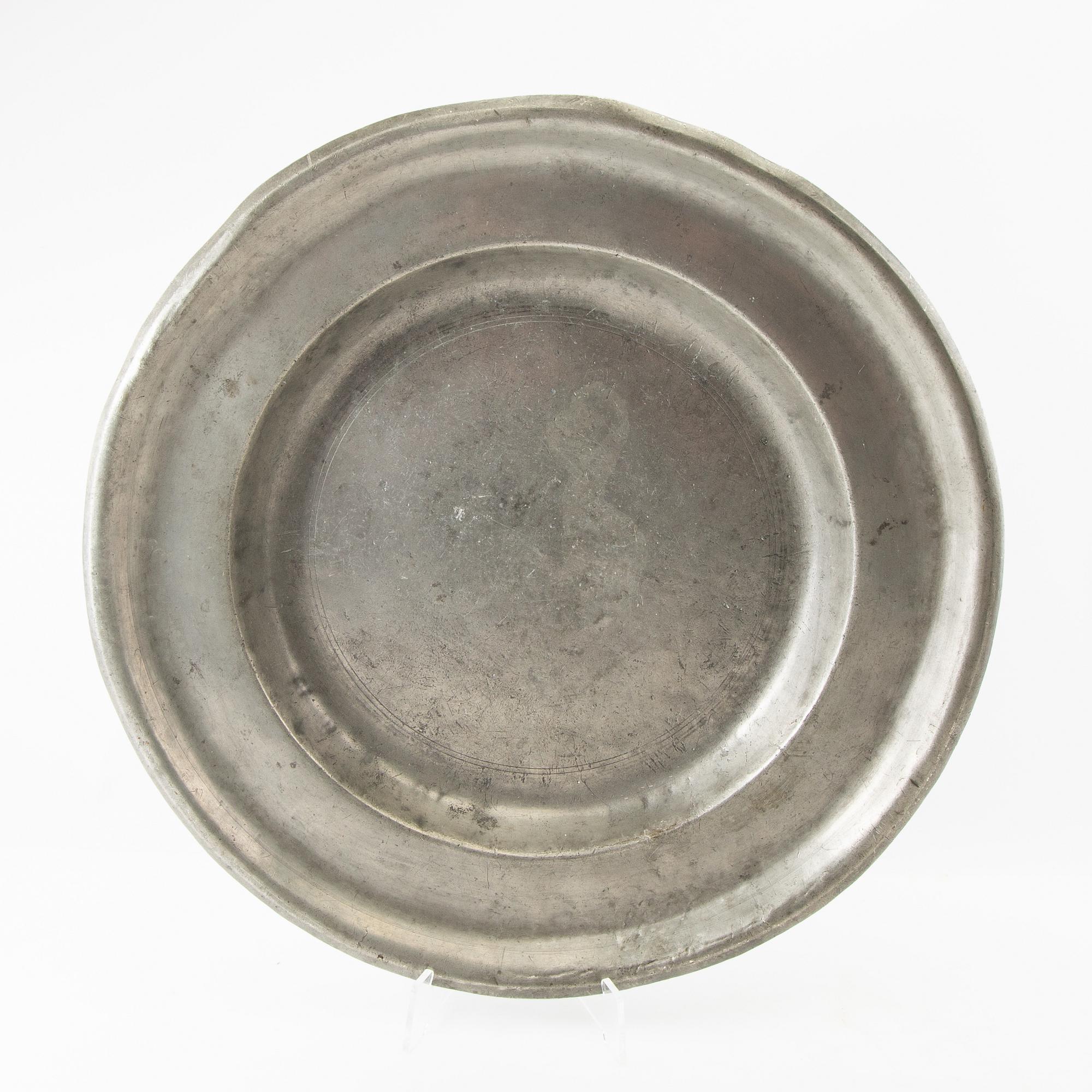 Fat/Bowl 3 pcs pewter 19th century.