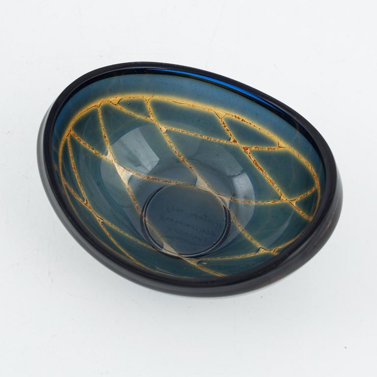 Sven Palmqvist, a 'Ravenna' glass bowl, Orrefors.