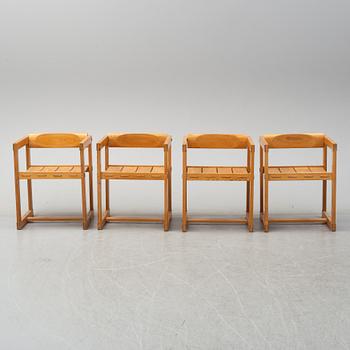 Four '313' chairs by Edvin Helseth, from the 'Trybo series, produced by Trybo and Strange Bruk.