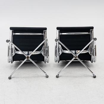 Charles & Ray Eames, armchairs, a pair, model EA 108, Vitra.