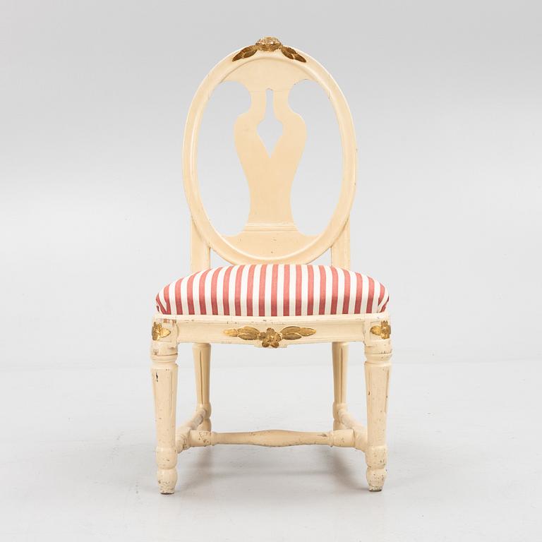 A late 18th century Gustavian chair.