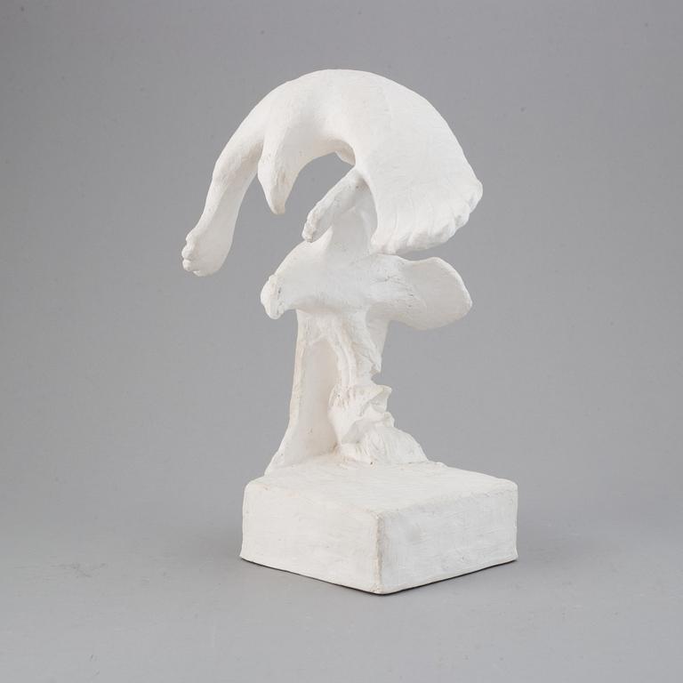 Jussi Mäntynen, a plaster sculpture, signed J. Mäntynen and dated 1959.