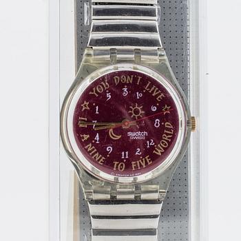 Swatch, Karaburun, wristwatch, 34 mm.