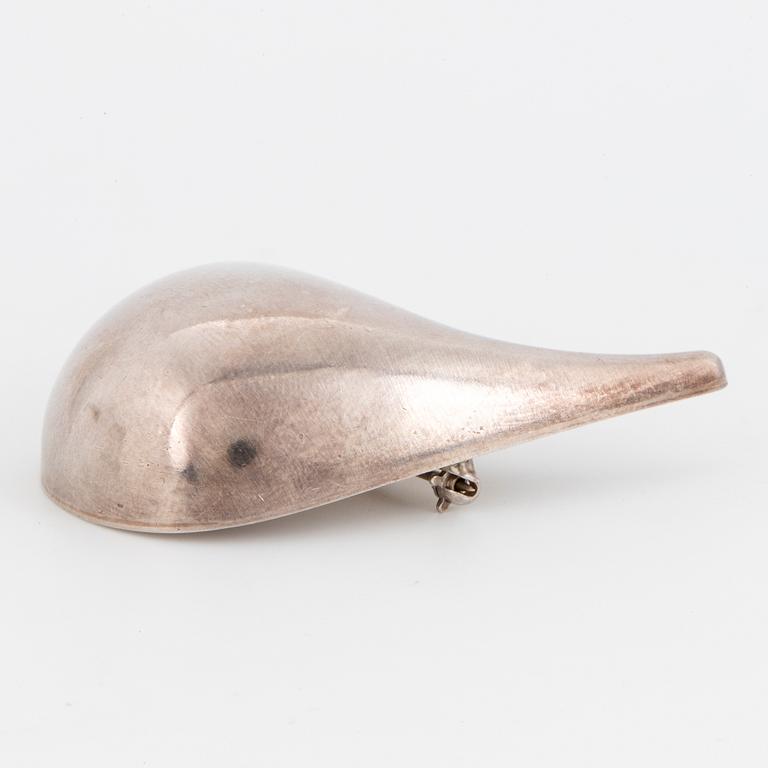 GEORG JENSEN, Nanna & Jorgan Ditzel, brooch, silver.