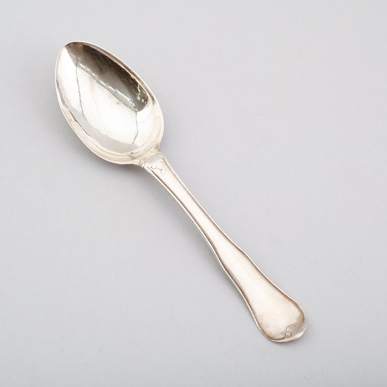 MATSKED, silver, Anders Castman dy, Eksjö 1781. Vikt ca 58 gram.
