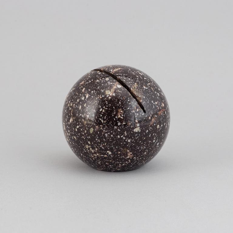 An early 20th century  porphyry paper weight.