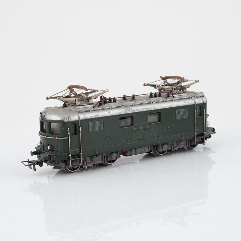 Märklin, ellok, modell RE 800, spår H0, 1950-tal.