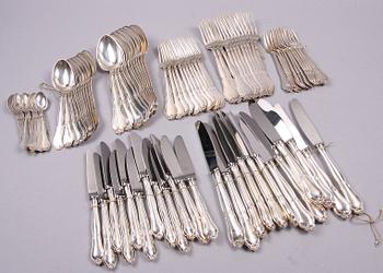 BESTICKSERVIS, 96 delar, silver. Cohr, Köpenhamn, Danmark. 1950-tal.