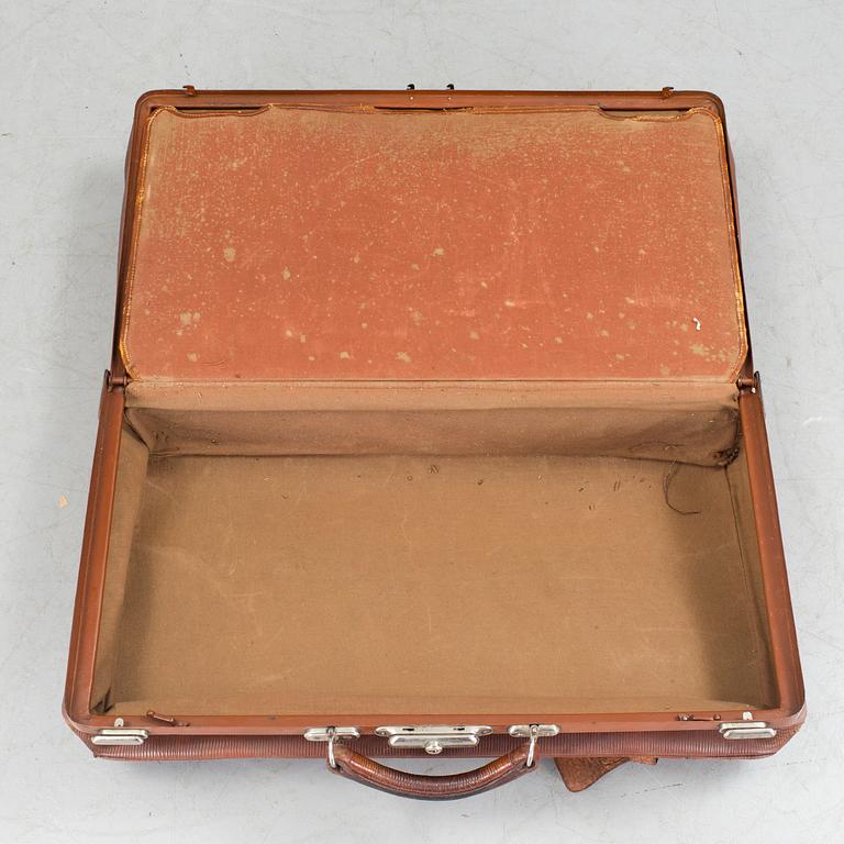 RESVÄSKA, skinn, 1910/20-tal.