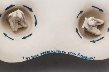 BRITT-INGRID "BIP" PERSSON, skulptur, stengods, signerad BIP.