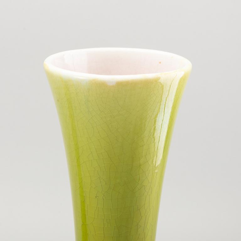 A pair of Rörstrand creamware vases, circa 1900.