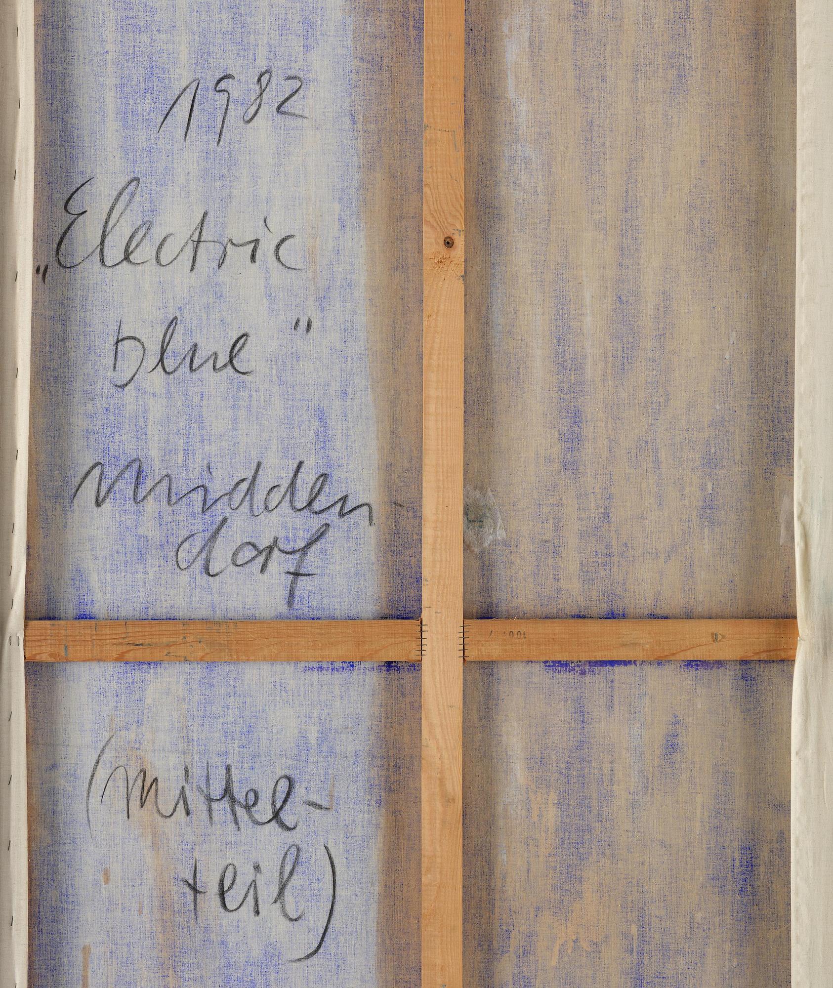 Helmut Middendorf, "Electric Blue".