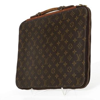Louis Vuitton, a document holder and a note pad holder, 1985-87.