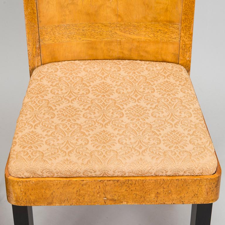 Birger Hahl, Pöytä ja tuolipari, J. Kutvosen Huonekalutehdas, Suonenjoki 1930-luku.