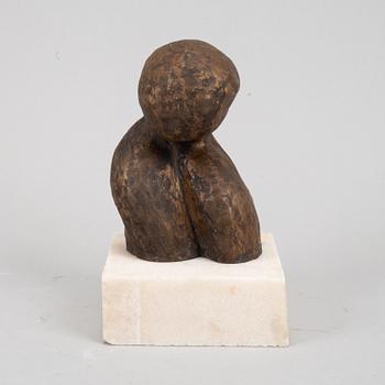 Staffan Nihlén, sculpture, bronze, signed and dated -90.