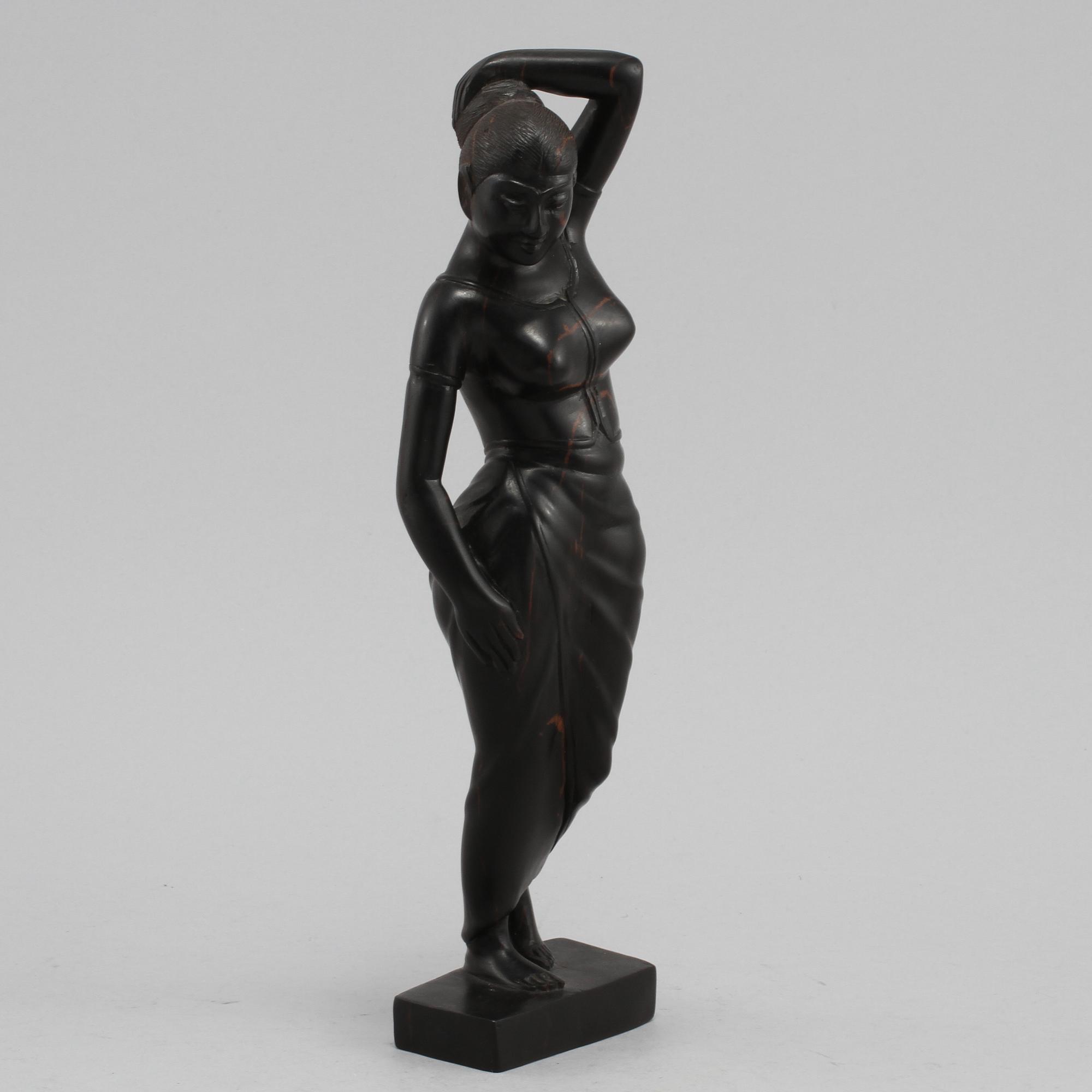 FIGURIN, ebenholts, 1900-tal.