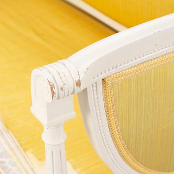 A Gustavian style sofa, 20th Century.