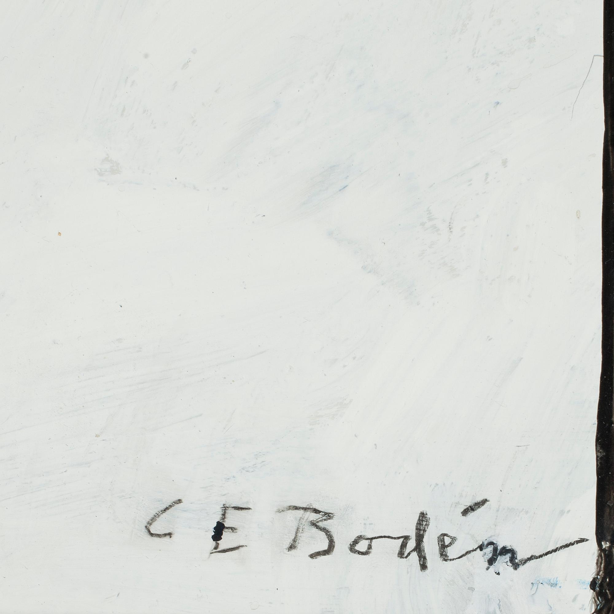 CARL ERIK BODÉN, olja på pannå, sign.