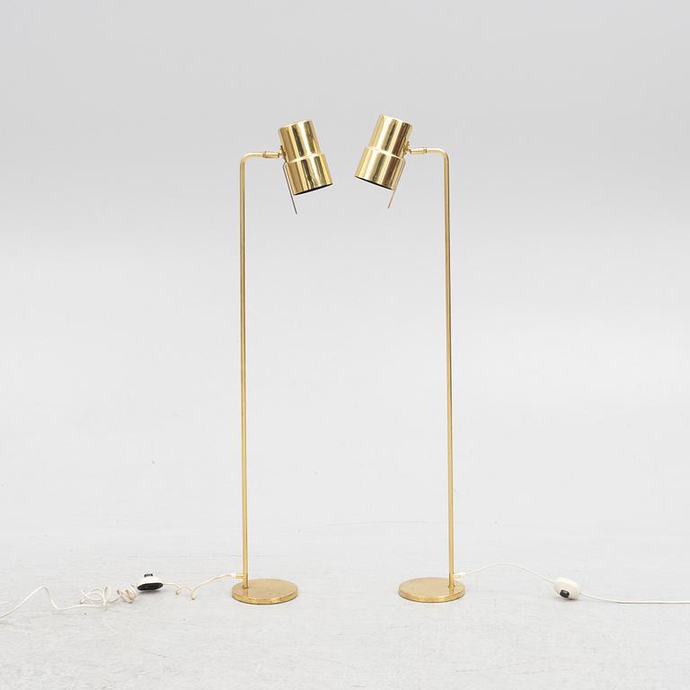 Hans-Agne Jakobsson, a pair of model G 154 floor lamps, Hans-Agne Jakobsson AB, Sweden, second half of the 20th century.