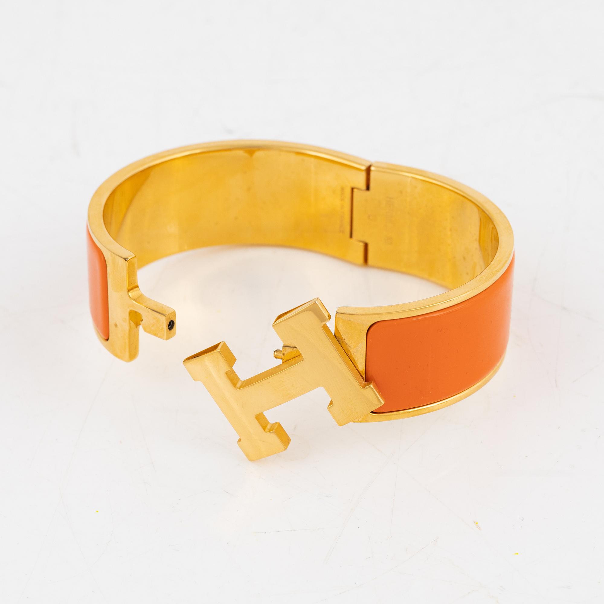 Hermès, "Clic H" PM bracelet.