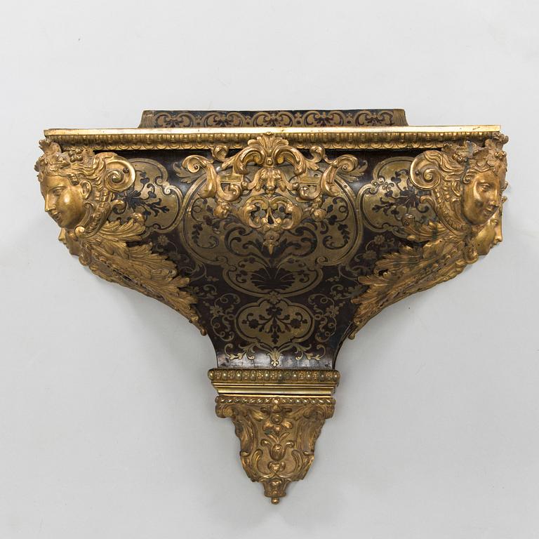 A French Boulle-style console, second half of the 19th century.