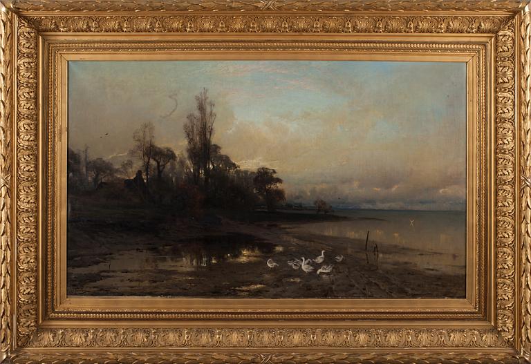 ARVID MAURITZ LINDSTRÖM, olja på duk, signerad.