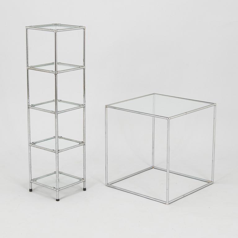 Poul Cadovius, shelf and side table ‘Abstracta’ 1970s.