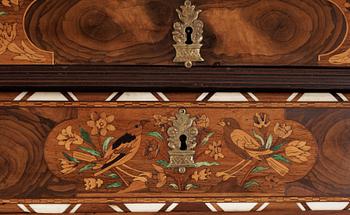 A Baroque second half 17th century cabinet on stand.