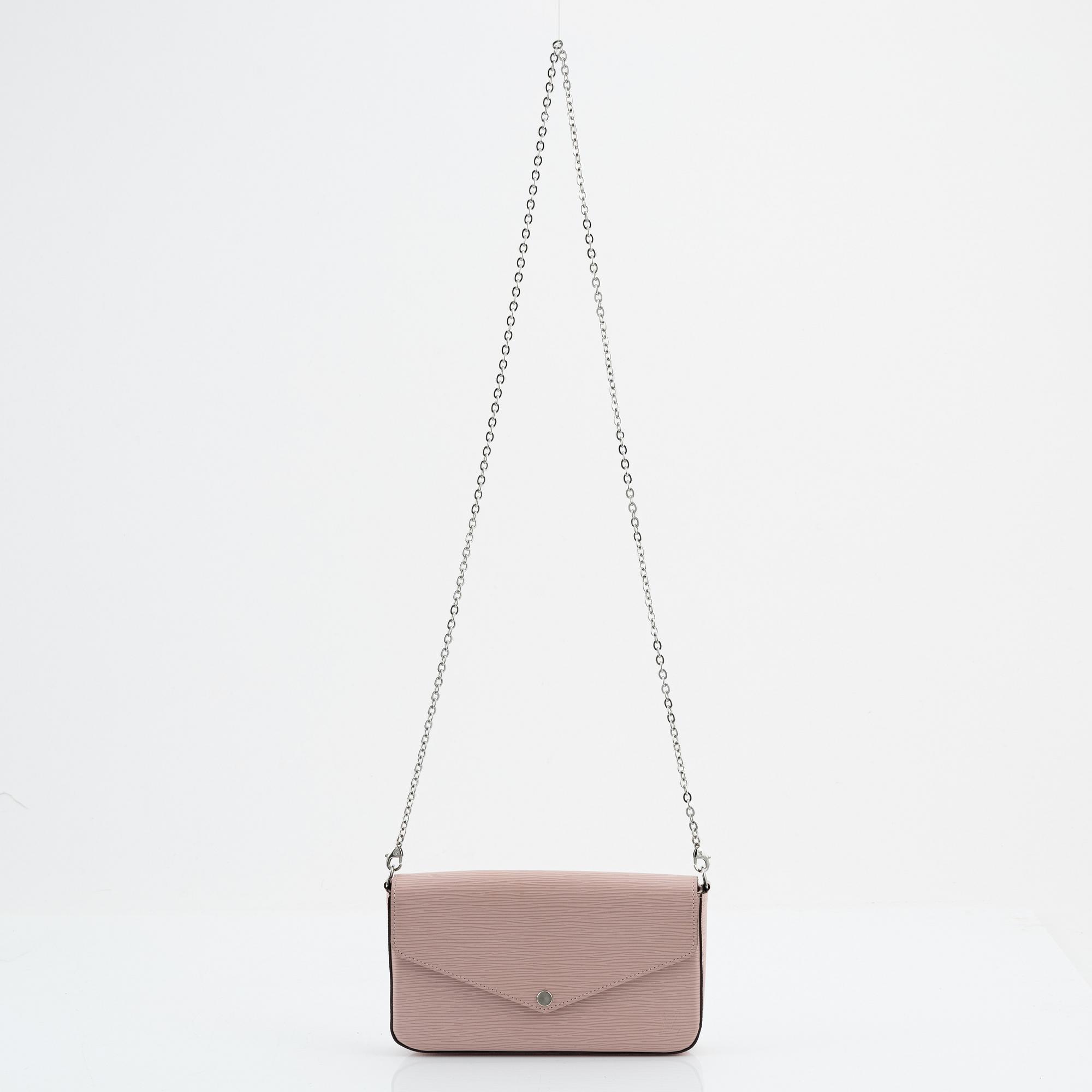 Louis Vuitton, a pink Epi 'Félicie Pochette' handbag, 2017.