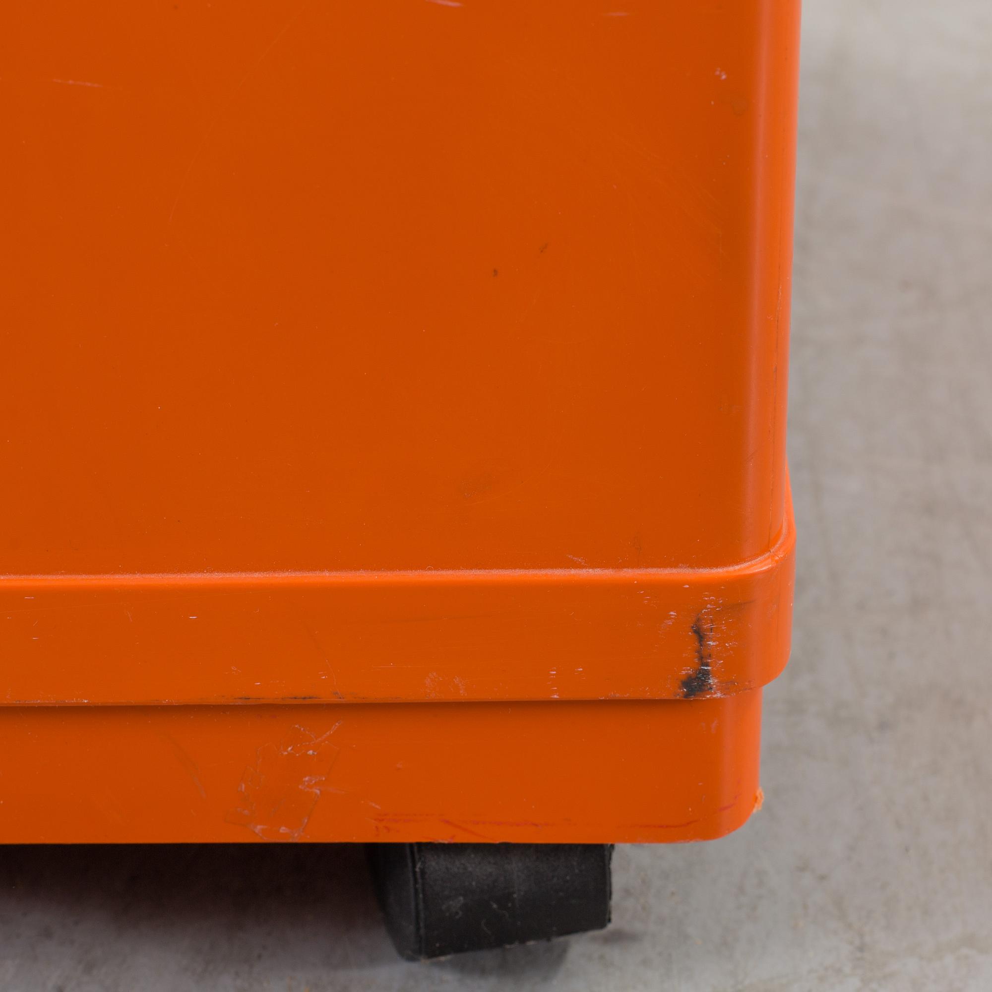 JOE COLOMBO, A PLASTIC CHEST OF DRAWERS, "Boby", Bieffeplast, Padova, Italy, 1970s.