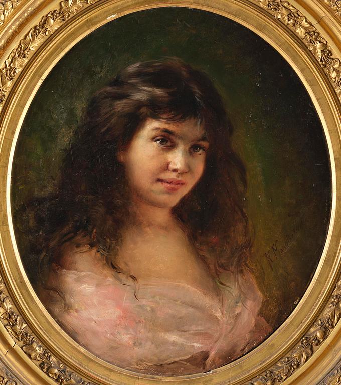 Konstantin Egorovich Makovsky, Young girl.