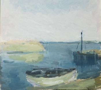 Gustav Rudberg, "Norreborgs Hamn, Hven".