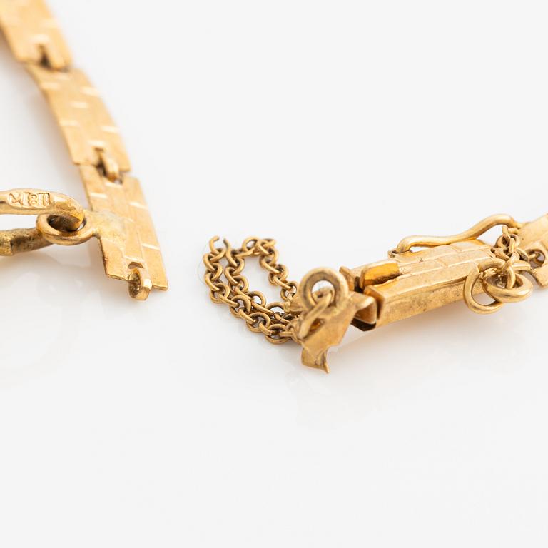 Charm bracelet, 18K gold.