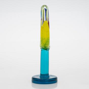 Oiva Toikka, a 'Lollipop' glass sculpture signed Oiva Toikka Nuutajärvi 2004 143/200.