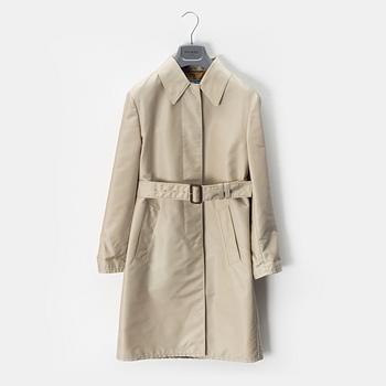 Prada, a nylon coat, size 38.