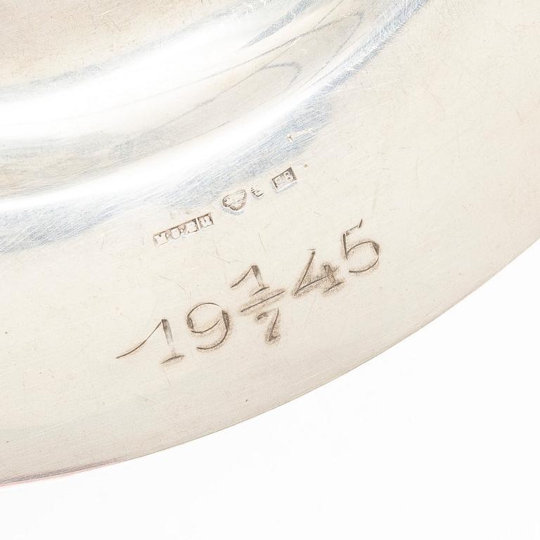 Fats, 6 pcs, silver. 20th century.