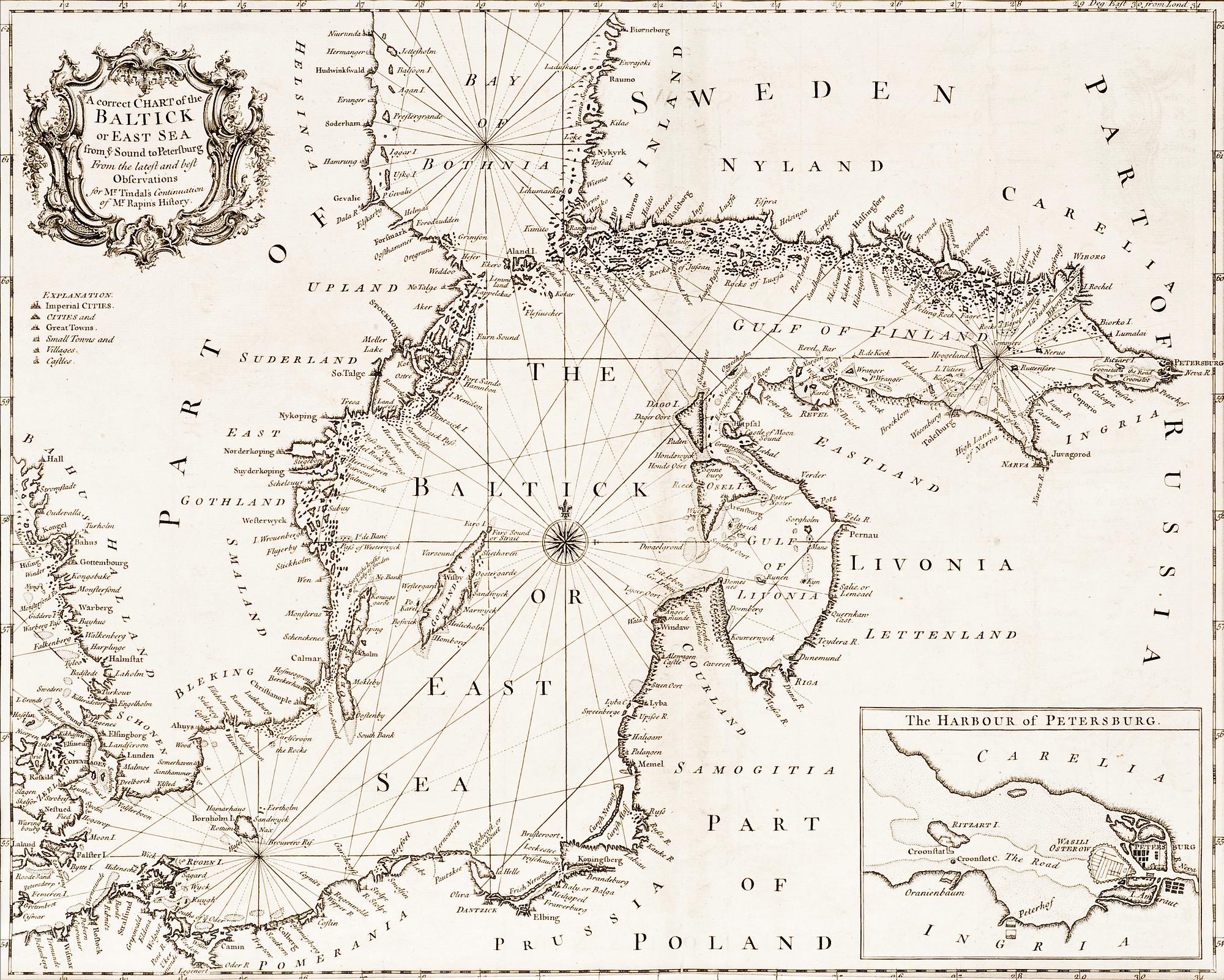 A NAUTICAL CHART.