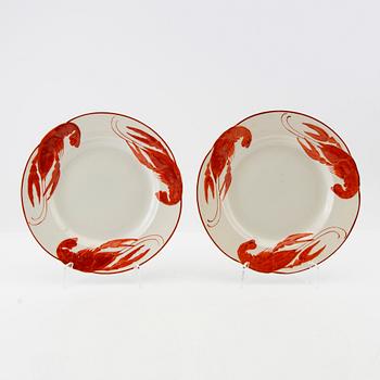 Alf Wallander, servis 13 dlr flintgods Rörstrand jugend.