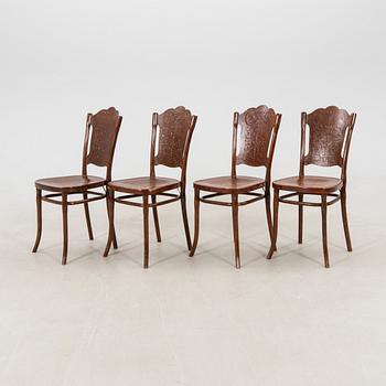 Chairs, 4 pcs Thonet, circa 1900.