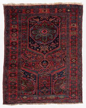 An antique Northwest Persian rug, c. 179 x 143 cm.