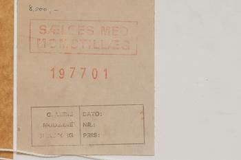 MAX ERNST, färglitografi. Epreuve d’artist och signerad.