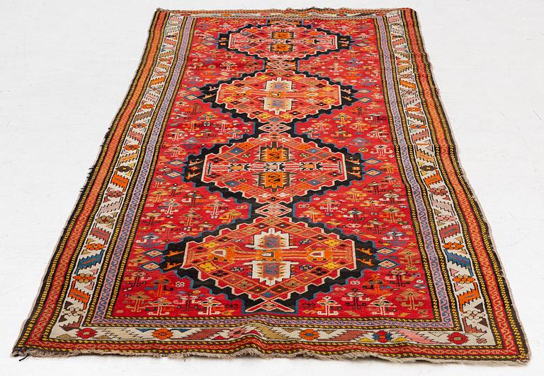 Gallerimatta, antik Karabagh, södra Kaukasus, ca 292 x 124 cm.