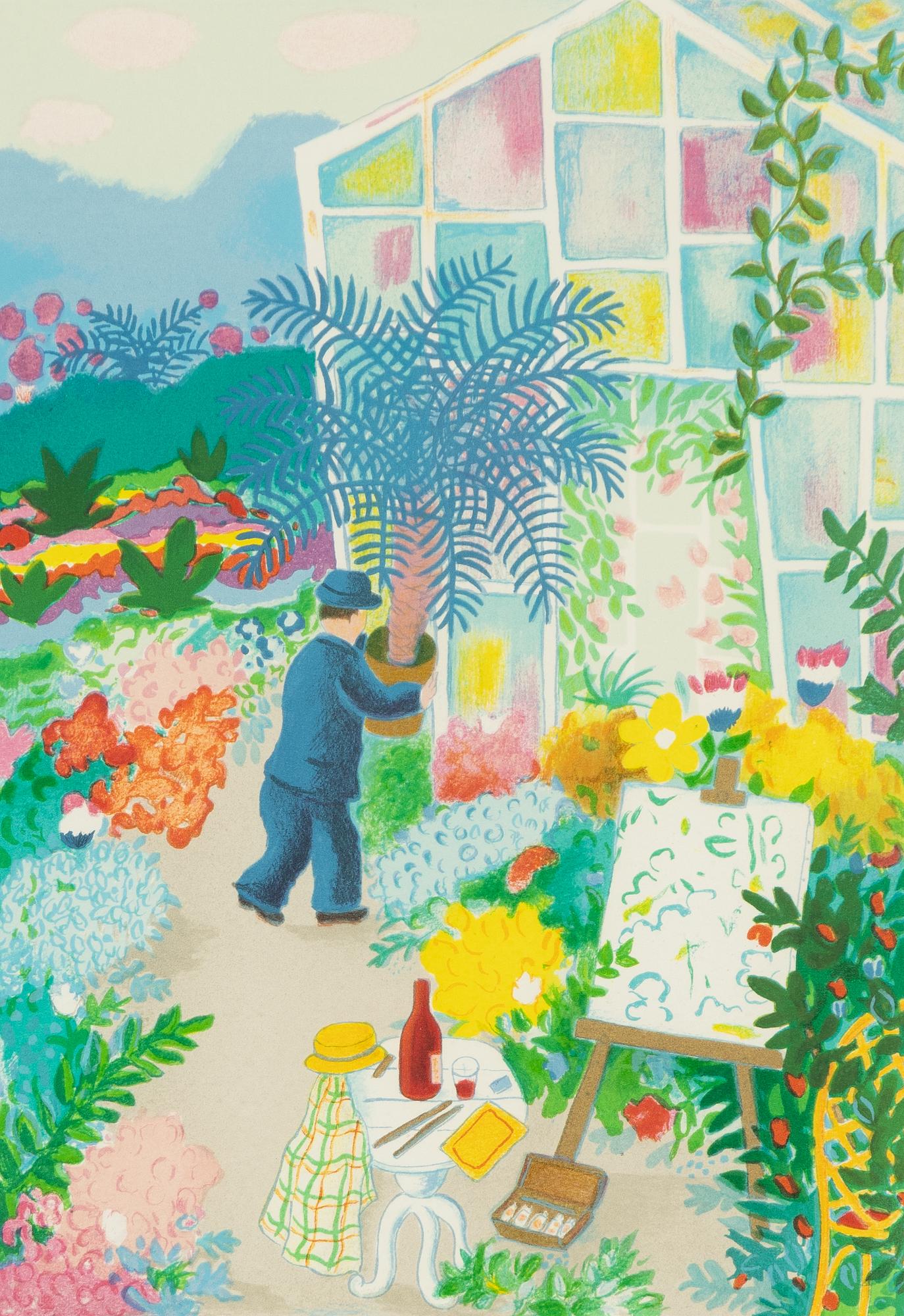Lennart Jirlow, By the greenhouse.
