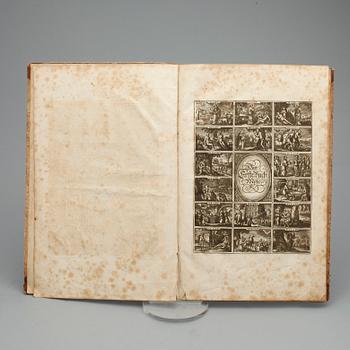 BIBLIA SACRA, figuren Biblischer historien Alten und Neuen Testaments, utan tryckår och ort, 1700-tal.