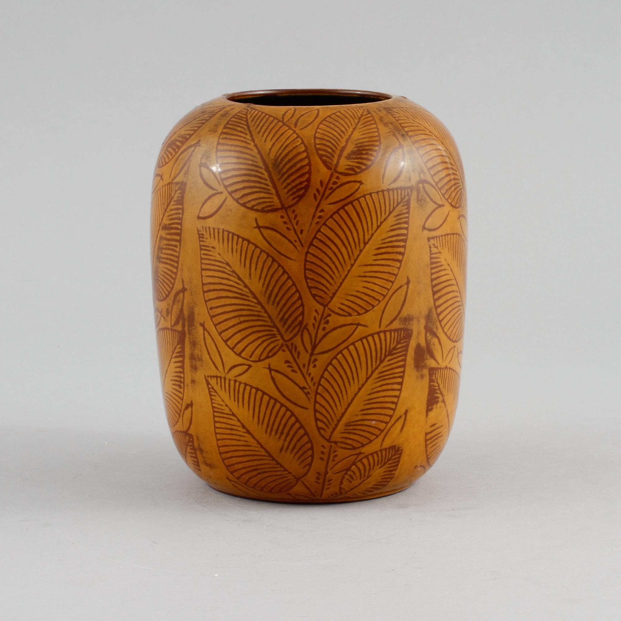 VAS, glaserat lergods, Kongl Dansk, 1900-talets andra kvartal.