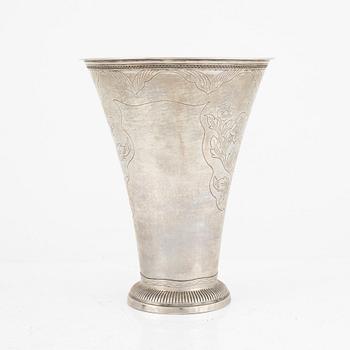 A Swedish silver beaker, mark of Petter Gillberg, Varberg 1787.