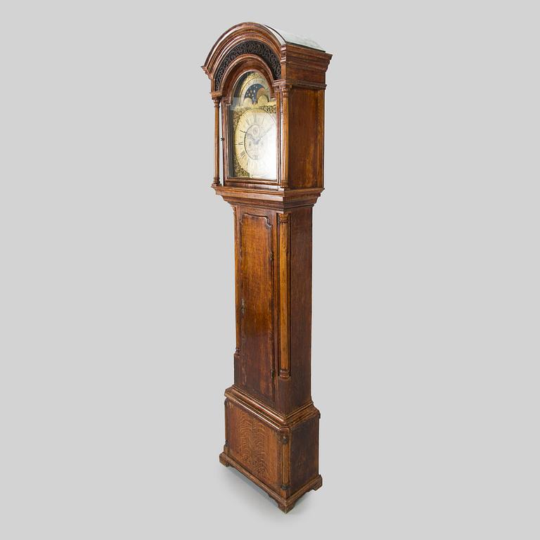 Longcase clock by Matthew Bushel, Aston England.
