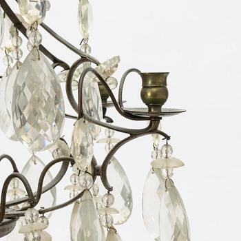 A Rococo style chandelier, first half of the 20th Century.