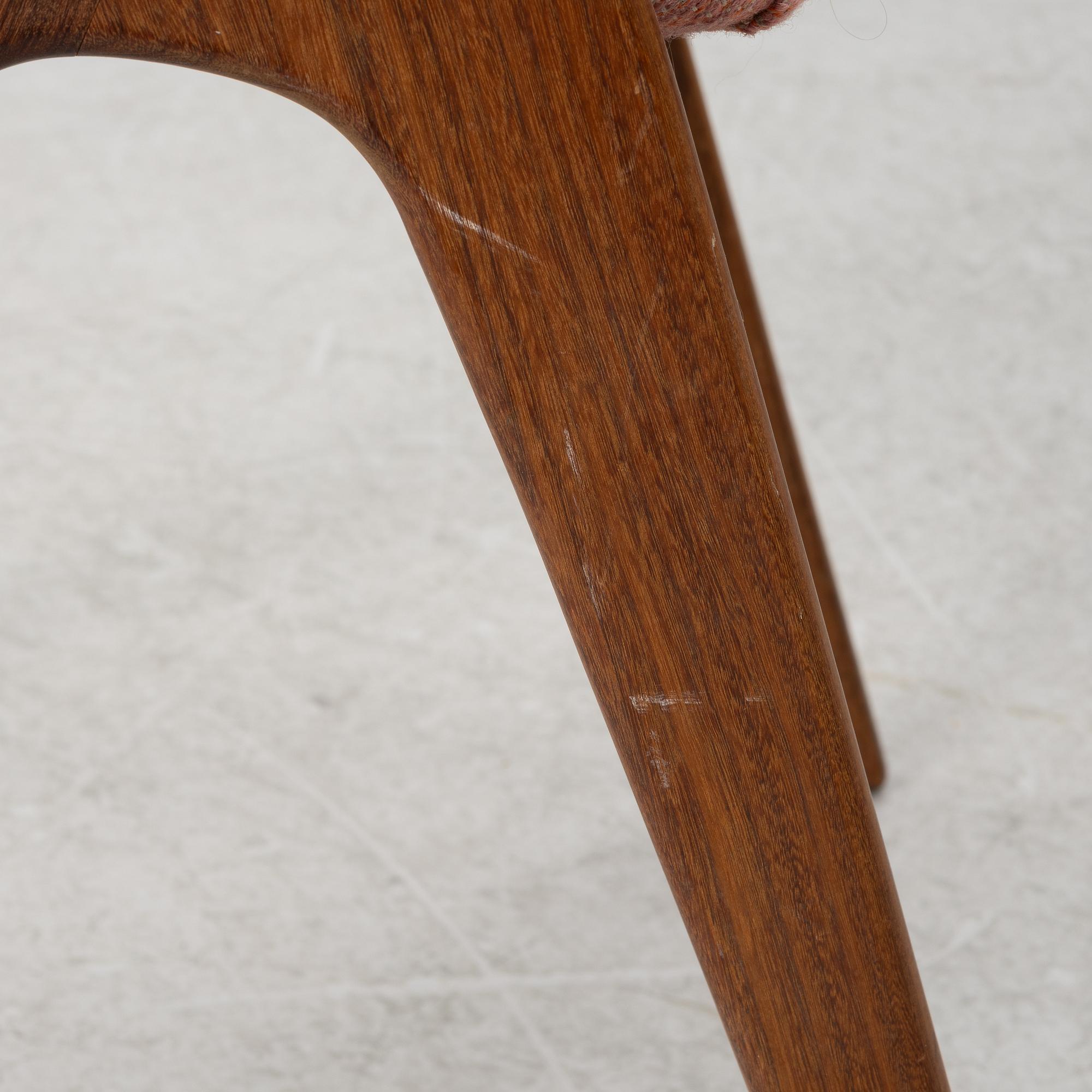 Stolar, 4 st, Danmark, 1950/60-tal.