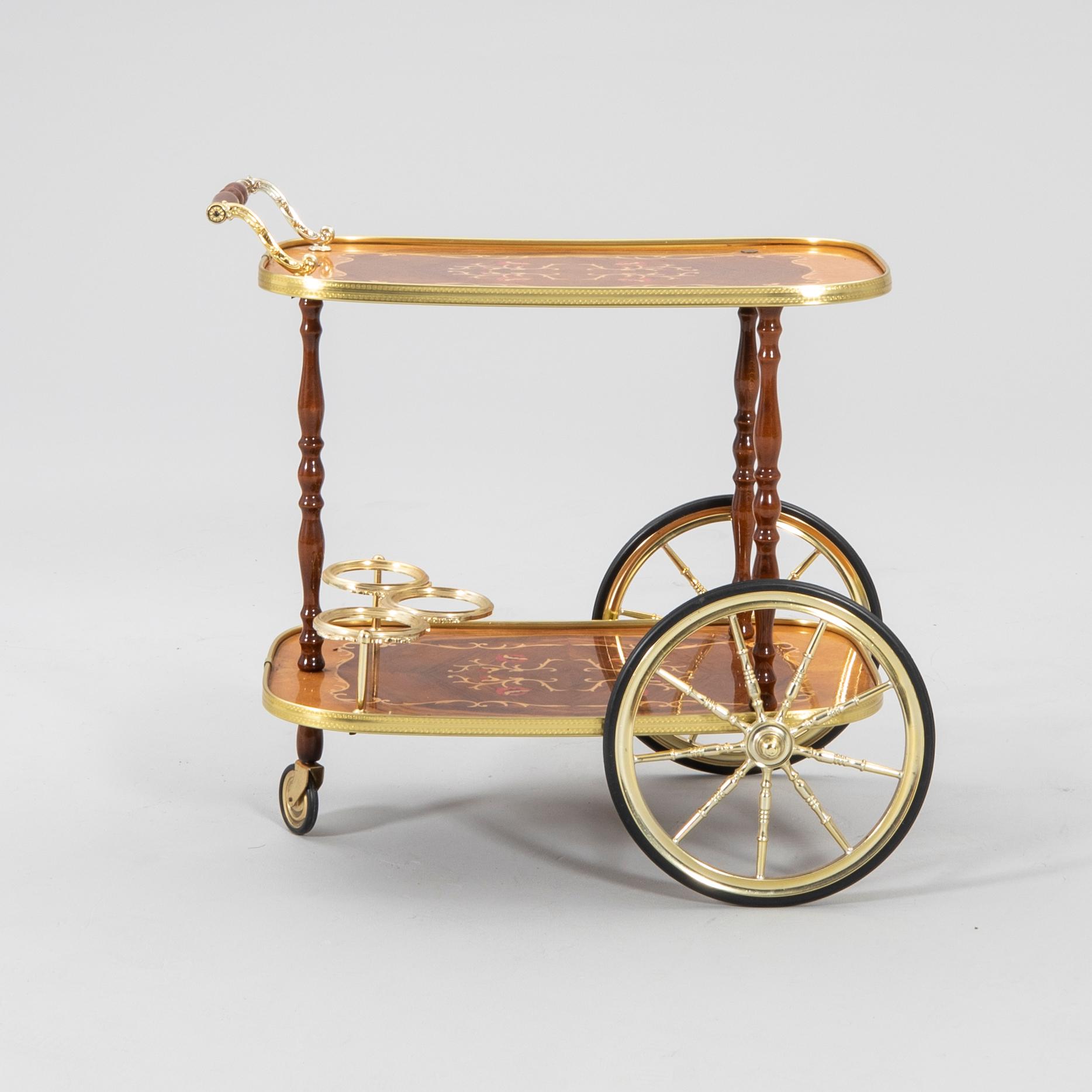 Serveringsvagn 1900-talets andra hälft.